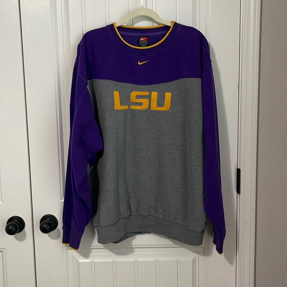 LSU team issued sweatshirt